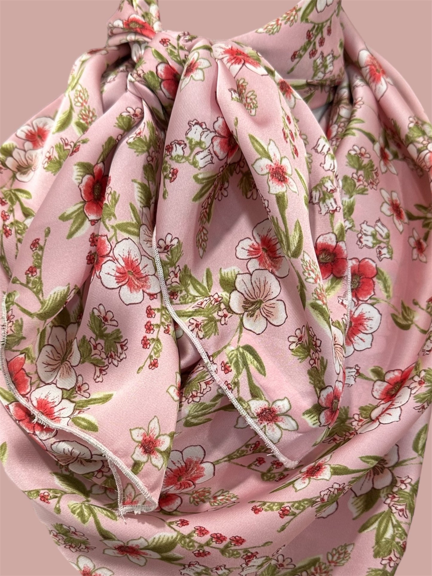 Pink Floral Wild Rag