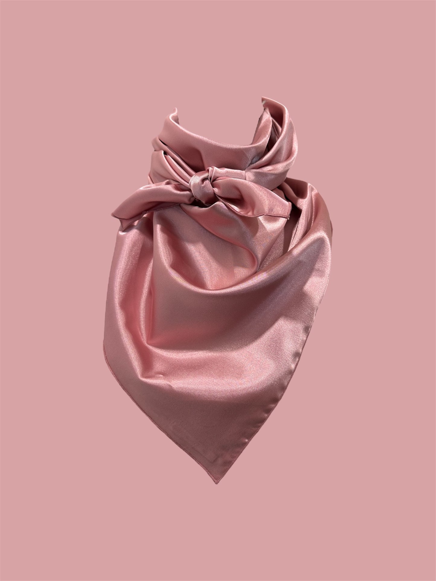 Solid Pink Wild Rag