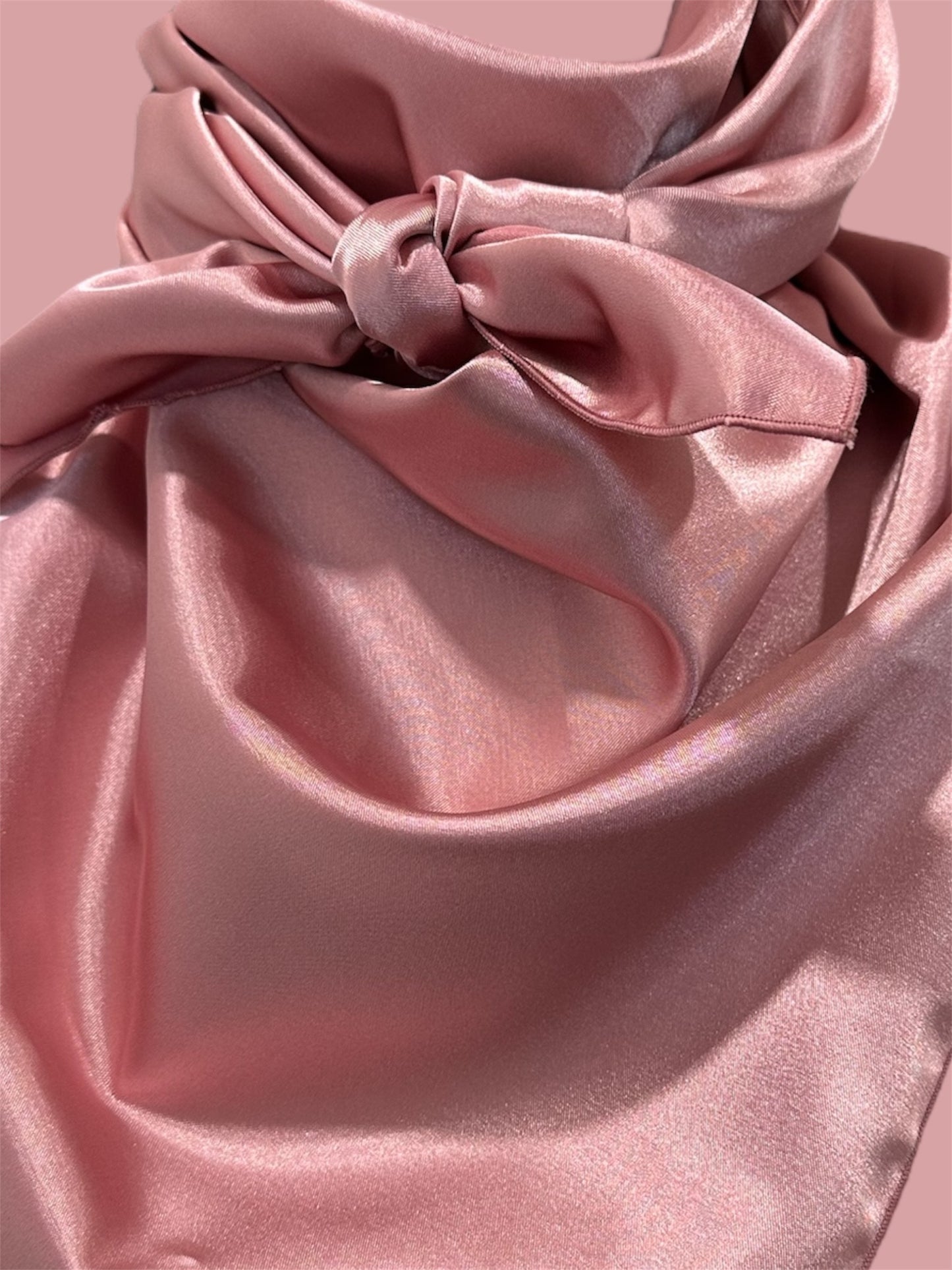 Solid Pink Wild Rag