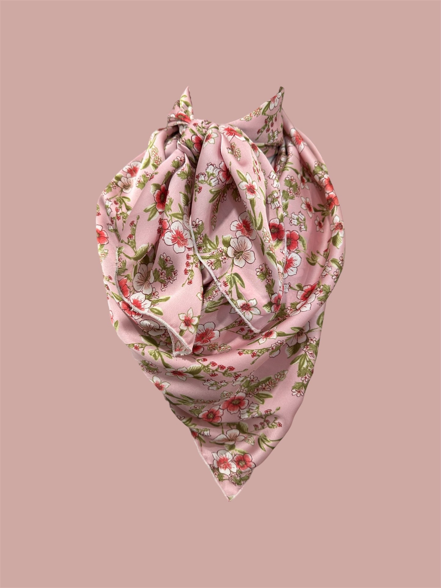 Pink Floral Wild Rag