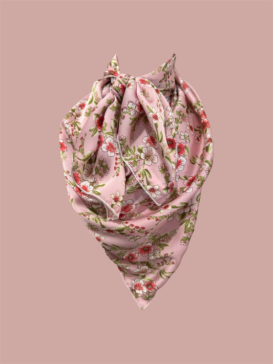 Pink Floral Wild Rag