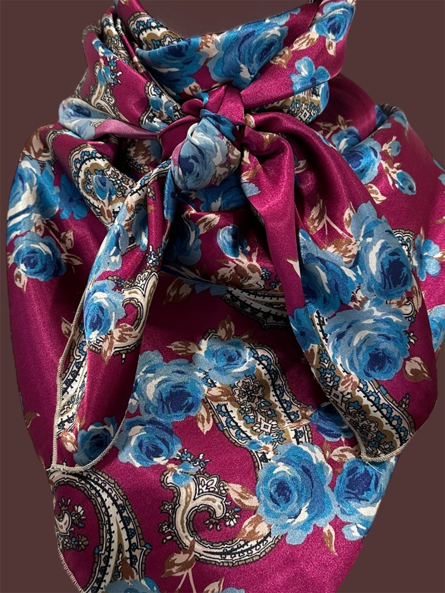 Red Blue Wild Rag