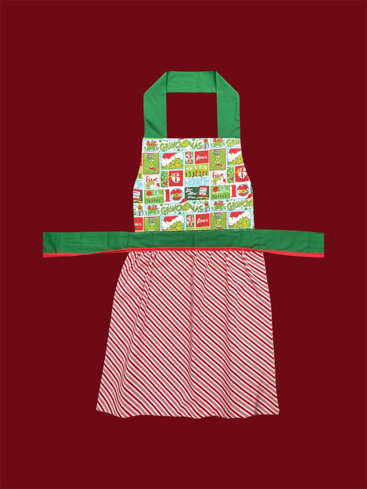 Grinch Christmas Apron